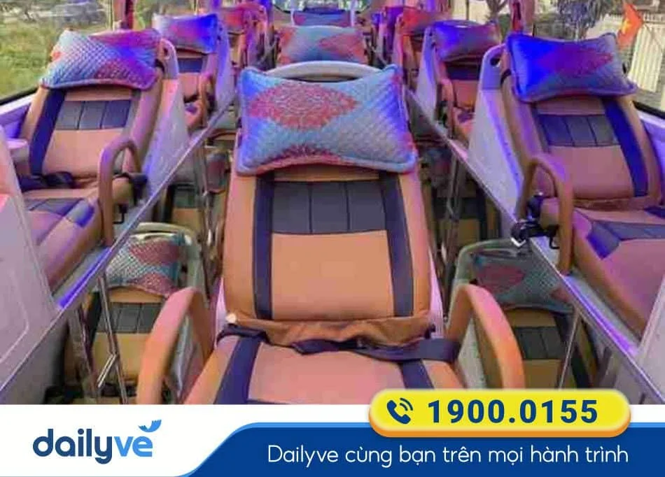 Giường nằm 40 chỗ tiện lợi cho hành trình dài