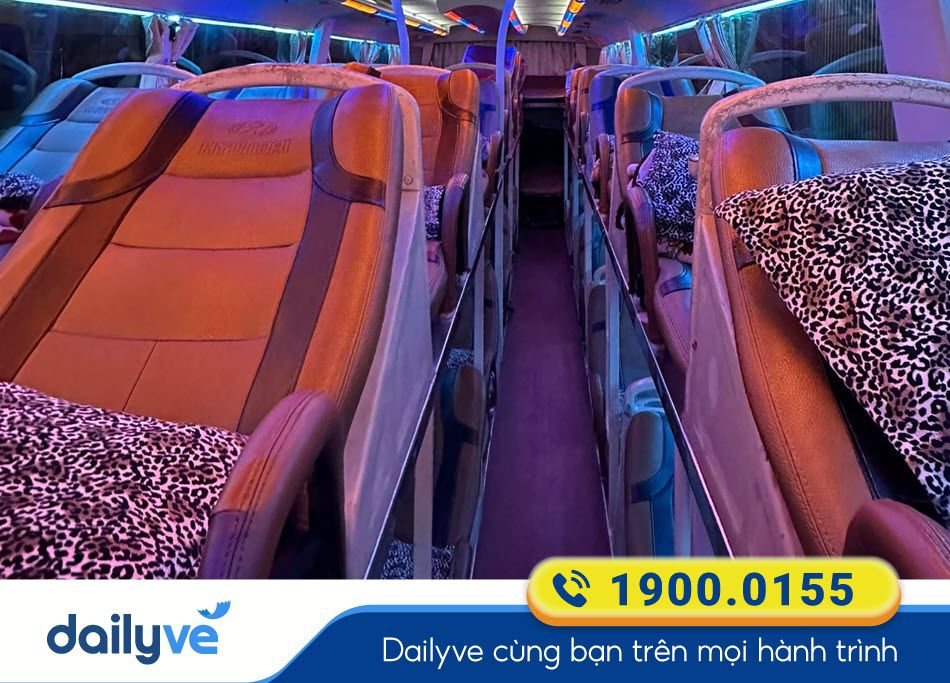 Xe giường nằm 44 chỗ của nhà xe Tâm Minh Phương Huế