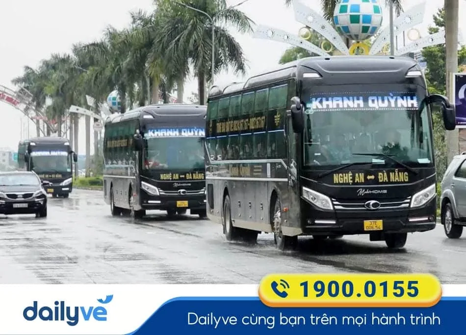 Xe khách Khanh Quỳnh đi Bến xe trung tâm Đà Nẵng đi Đồng Hới