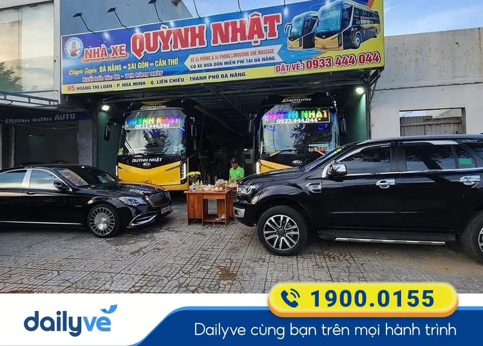 Nhà xe Quỳnh Nhật tuyến Bến xe Mỹ Đình đi Thừa Thiên Huế