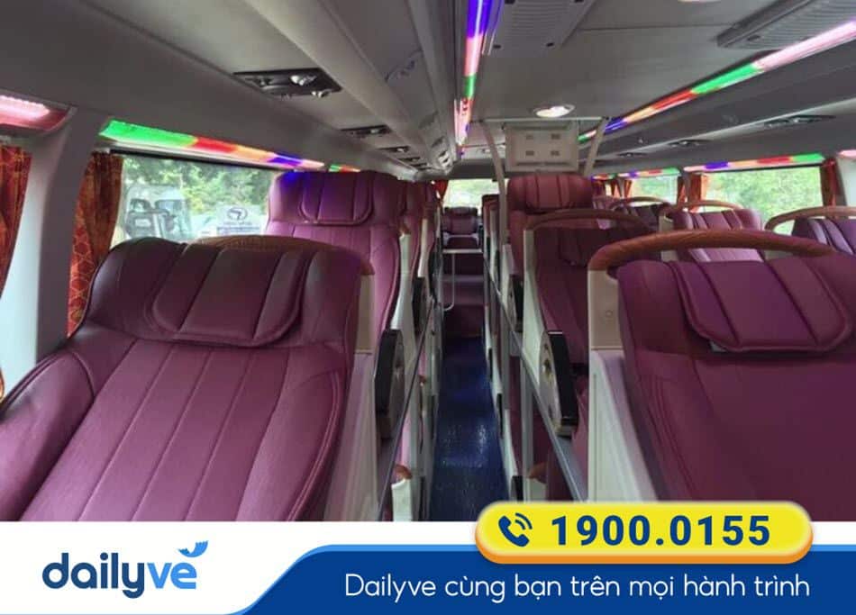 Xe giường nằm 45 chỗ đời mới của nhà xe Cường Long Nghệ An
