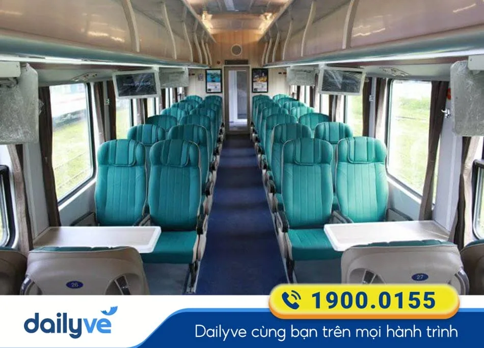 Cách chọn ghế ngồii trên tàu hỏa từ Nha Trang đi Sài Gòn