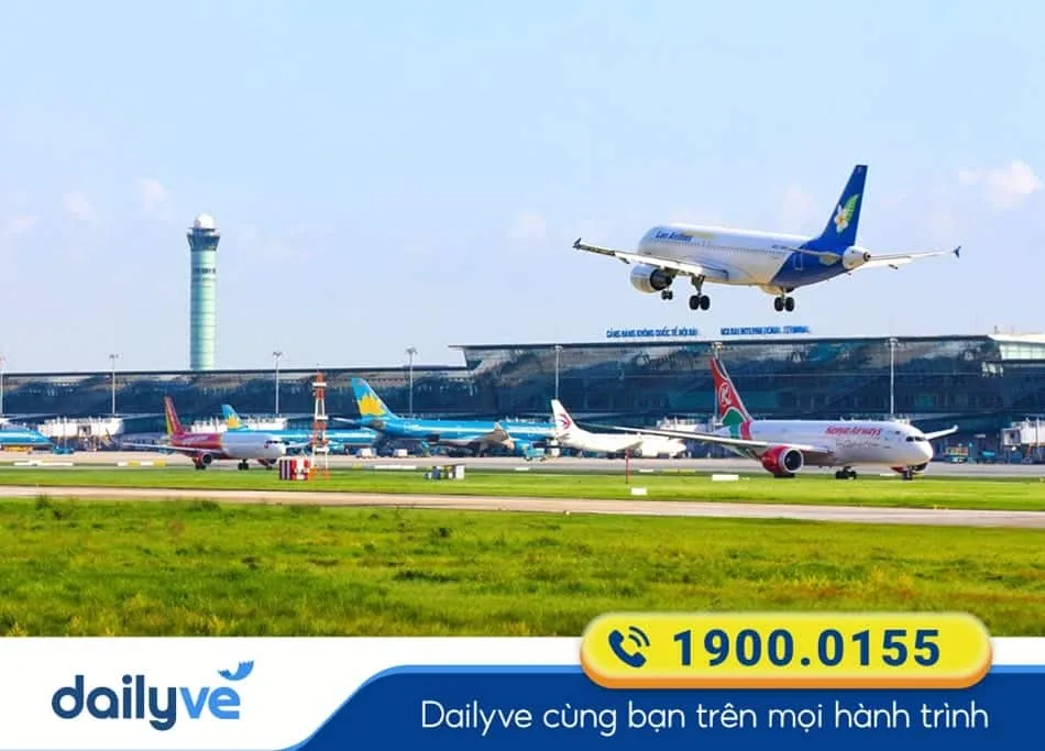Chặng bay từ Sân bay Liên Khương đi Hà Nội