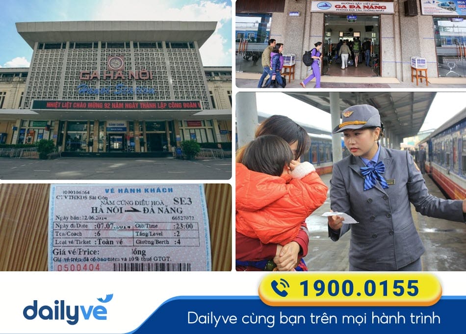 Vé tàu Hà Nội đi Đà Nẵng