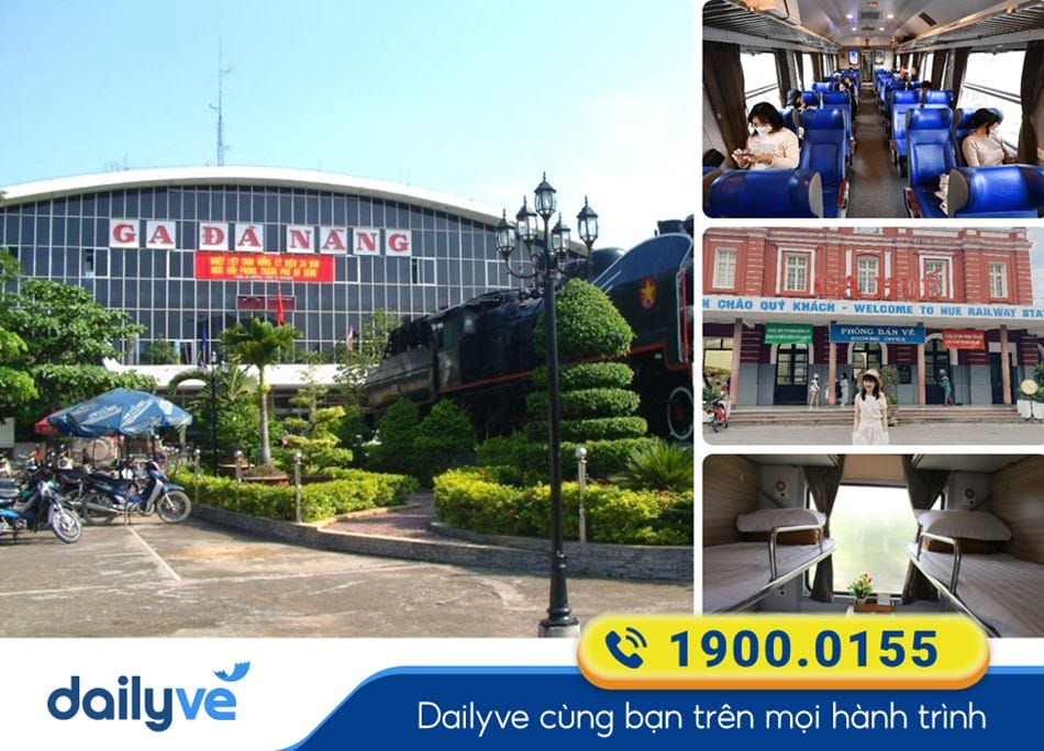 Vé tàu hỏa Đà Nẵng đi Huế