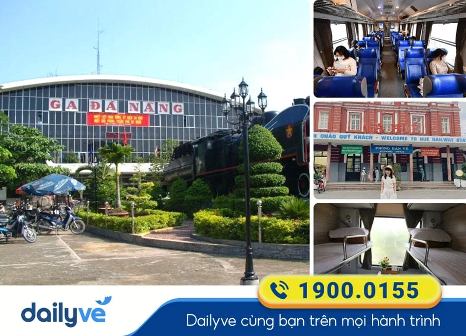 Vé tàu hỏa Đà Nẵng đi Huế