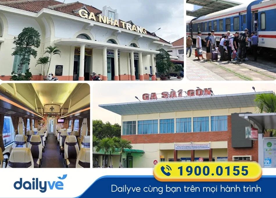 Vé tàu hỏa từ Nha Trang đi Sài Gòn
