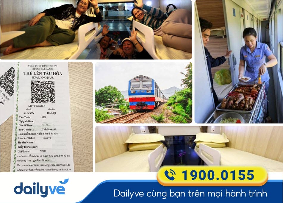 Vé tàu hỏa từ Sài Gòn đi Hà Nội