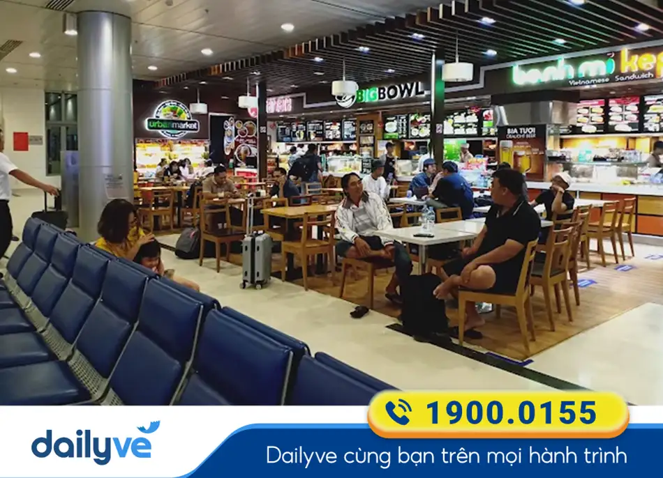 Dịch vụ ăn uống tại Sân bay Quốc tế Tân Sơn Nhất