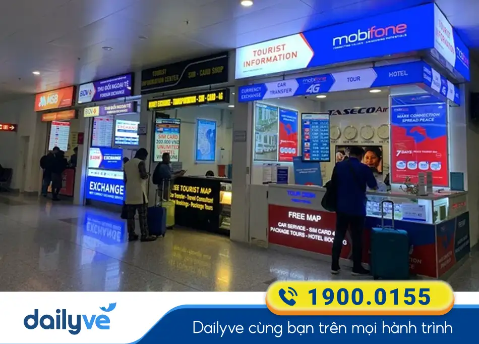 Dịch vụ Ngân hàng tại Sân bay Quốc tế Nội Bài