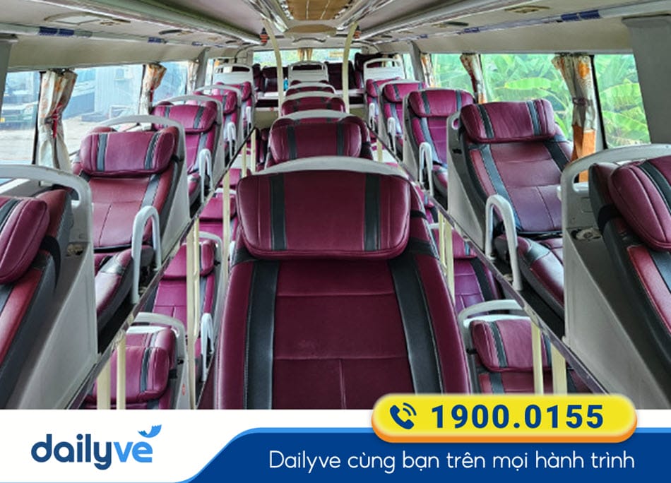Dòng xe giường nằm 46 chỗ của nhà xe Bảy Vinh