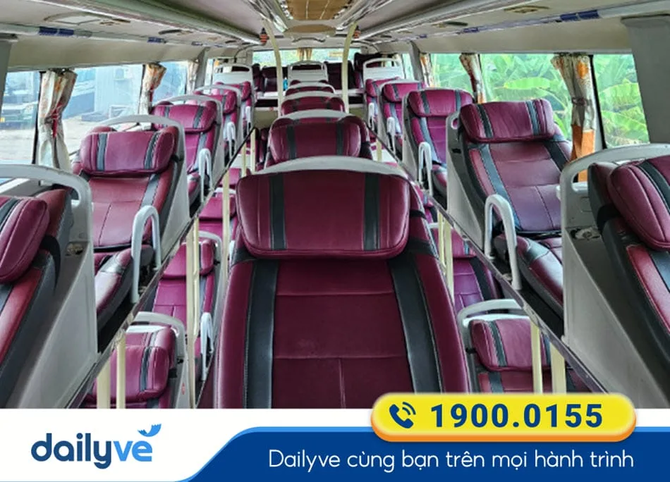 Dòng xe giường nằm 46 chỗ của nhà xe Bảy Vinh