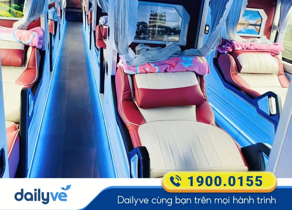 Dòng xe Limousine 34 phòng của xe Mạnh Cường Sơn La