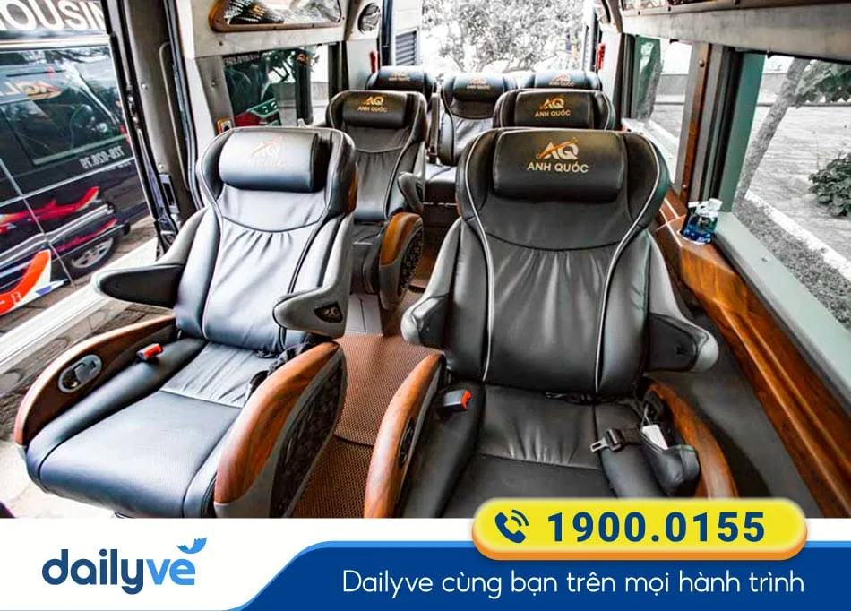 Dòng xe Limousine 9 chỗ của nhà xe Anh Quốc Limousine Vũng Tàu