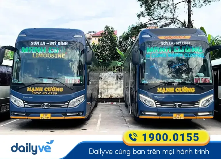 Nhà xe Mạnh Cường chuyên tuyến xe từ Hà Nội đi Sơn La