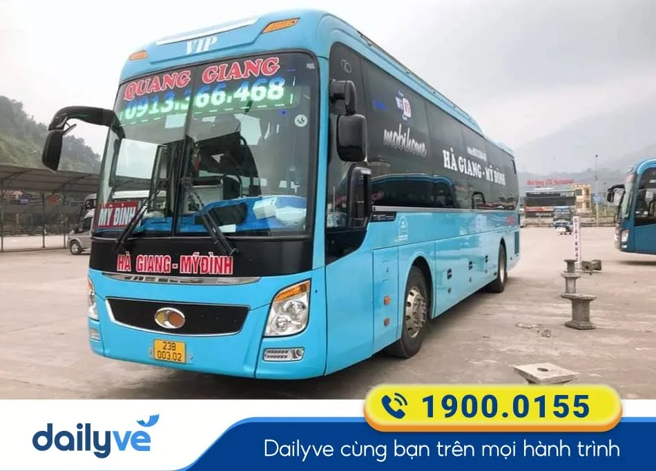 Nhà xe Quang Giang tuyến Hà Giang đi Quảng Ninh