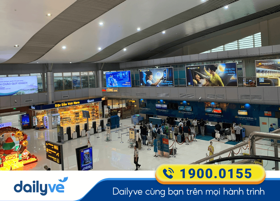 Quầy check-in tại Sân bay Quốc tế Cam Ranh