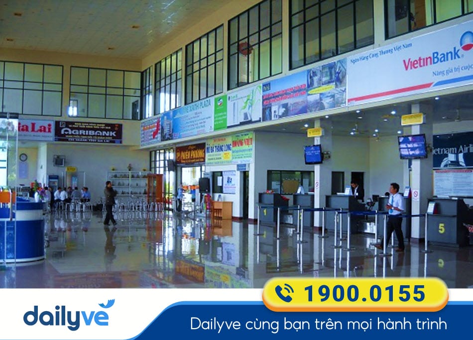 Quầy làm thủ tục tại Sân bay Chu Lai