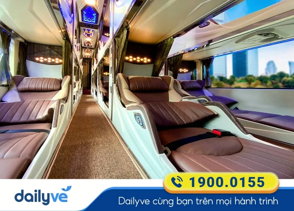 Tiện ích xe giường nằm Limousine cao cấp