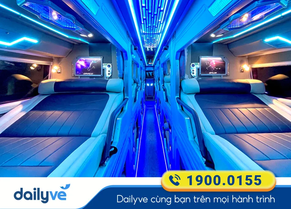 Tiện ích xe Limousine 22-32 chỗ sang trọng và hiện đại