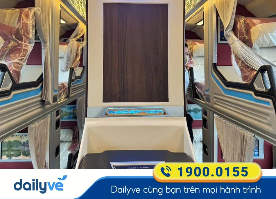 Tiện nghi xe giường nằm 36 chỗ của xe Tăng Cường