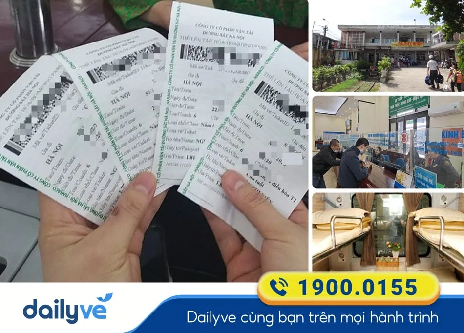 Vé tàu từ Hà Nội đi Quy Nhơn