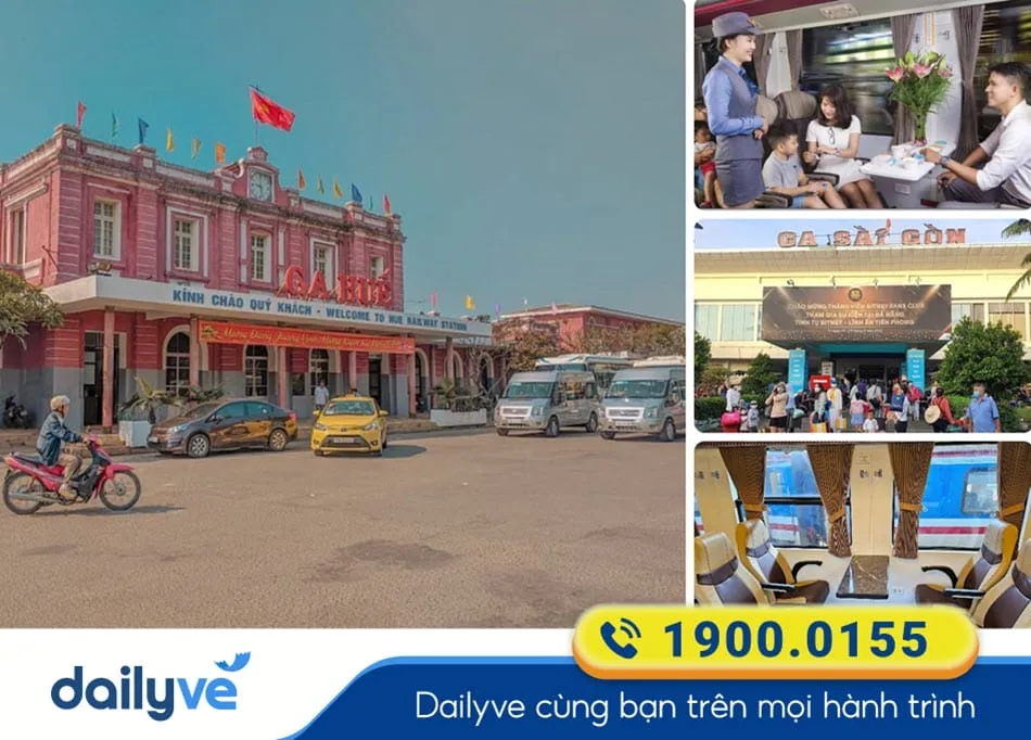 Vé tàu từ Huế đi Sài Gòn