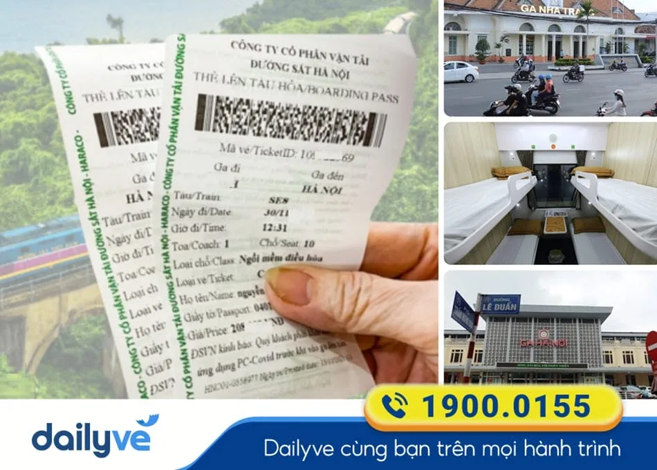 Vé tàu từ Nha Trang đi Hà Nội