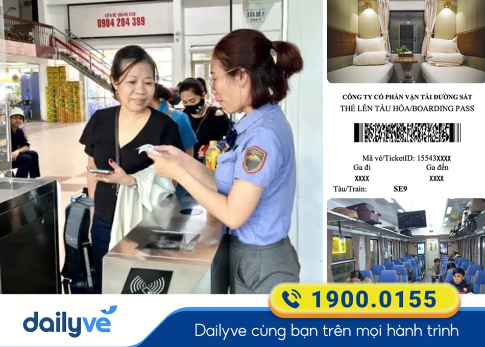 Vé tàu từ Vinh đi Sài Gòn
