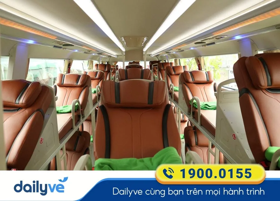 Xe giường nằm 36 chỗ của xe Thảo Chi Tuy Hòa