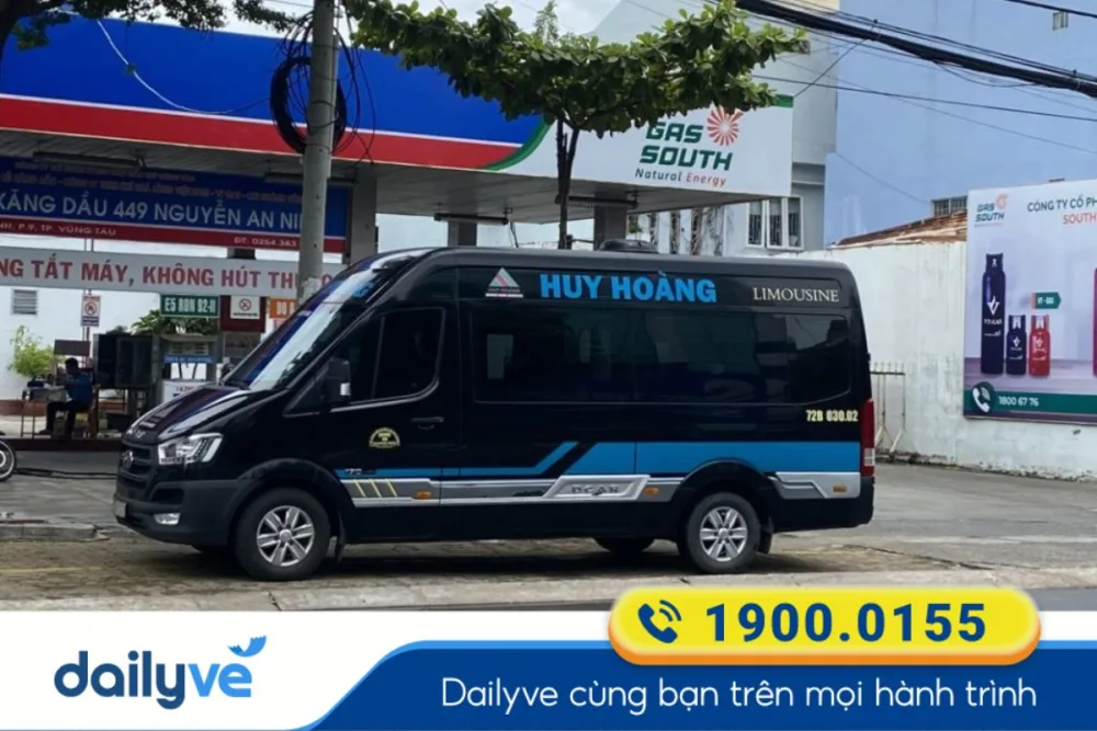 Nhà xe Huy Hoàng có hệ thống đón - trả khách cực linh hoạt
