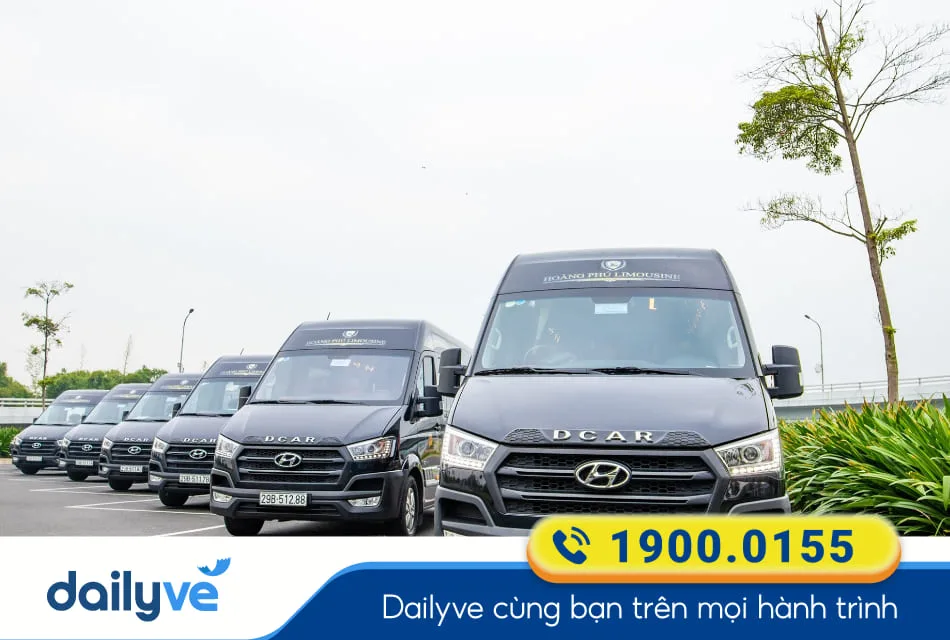 Nhà xe Hoàng Phú Limousine từ Hải Phòng đi Hạ 