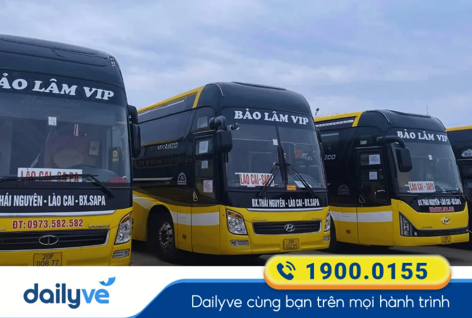 Nhà xe Bảo Lâm từ Lào Cai đi Thái Nguyên 