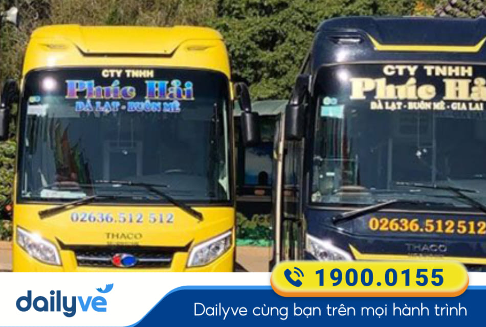Nhà xe Phúc Hải từ Đà Lạt đi Buôn Ma Thuột