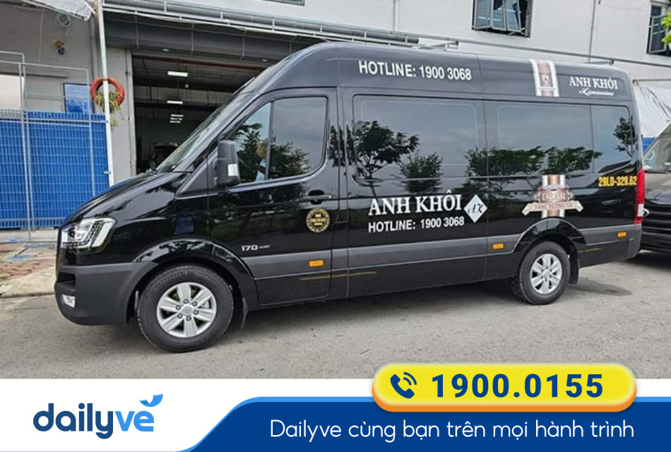 Nhà xe Anh Khôi Limousine từ Nam Định đi Hà Nội