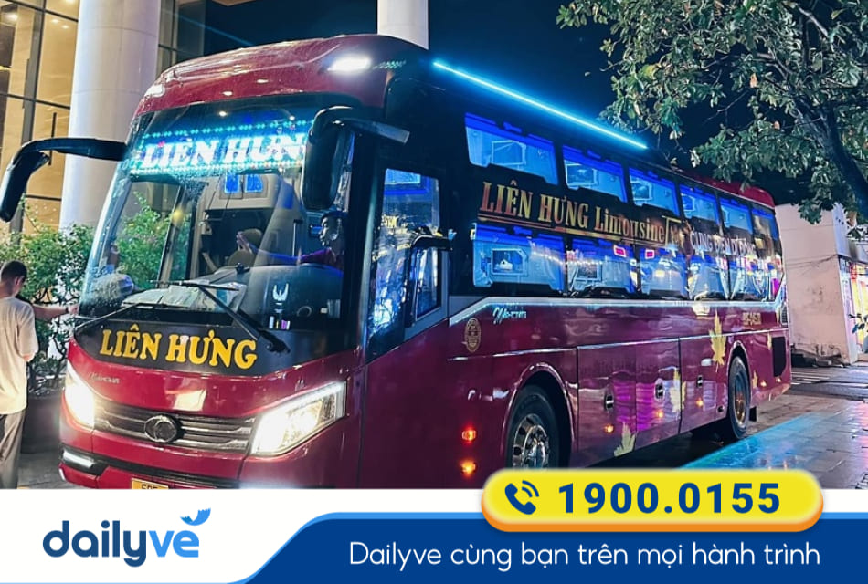 Nhà xe Liên Hưng từ Nha Trang đi Pleiku