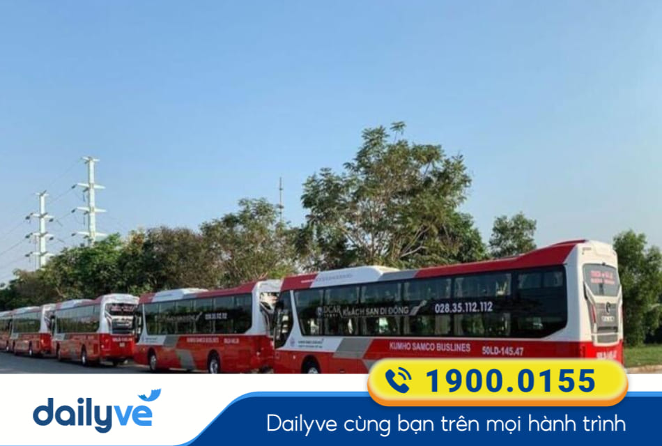 Nhà xe Kumho Samco từ Sài Gòn đi Bảo Lâm