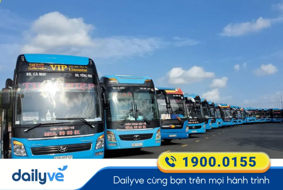 Nhà xe Tuấn Hiệp từ Cần Thơ đi Cà Mau