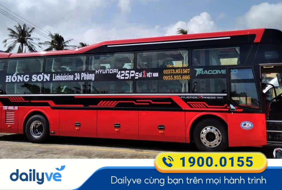 Nhà xe Hồng Sơn từ Bà Rịa đi Phan Thiết