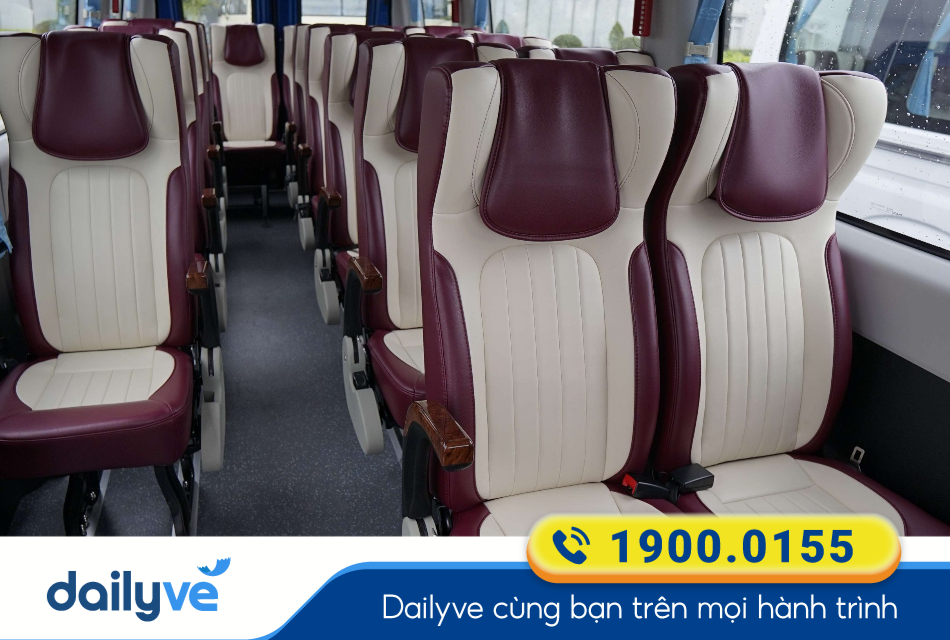 Ghế ngồi chất lượng cao và đầy đủ tiện nghi