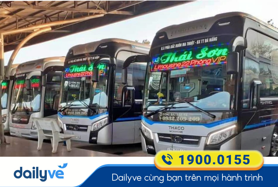 Nhà xe Thái Sơn từ Gia Lai đi Quảng Ngãi