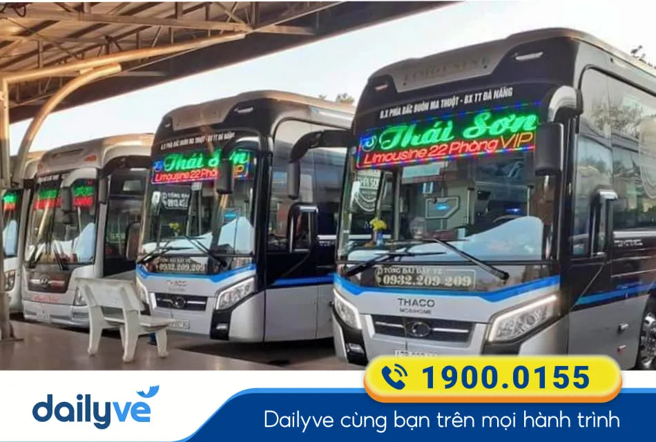 Nhà xe Thái Sơn từ Gia Lai đi Quảng Ngãi