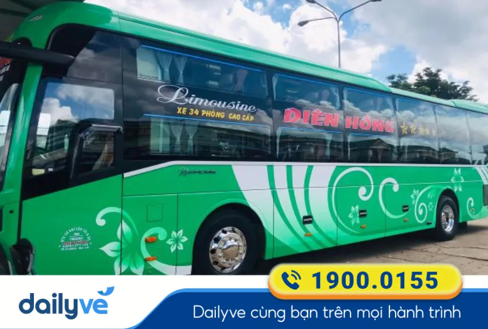 Nhà xe Diên Hồng từ Gia Lai đi Quảng Ngãi
