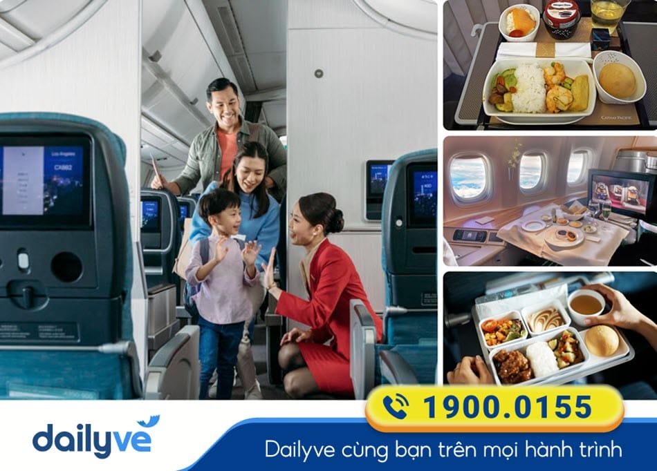 Các tiện ích cao cấp của Hãng bay CX