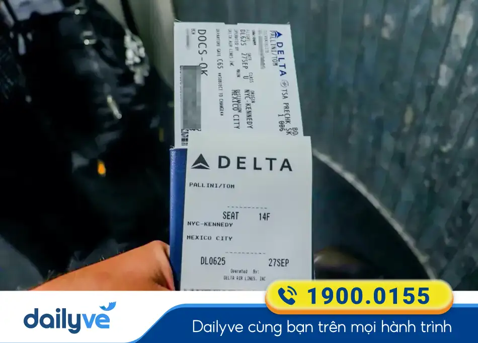 Cách đặt mua vé hãng bay Delta Air Lines