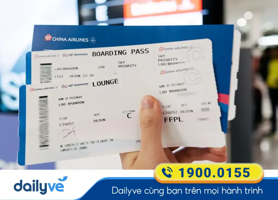 Cách đặt vé máy bay China Airlines