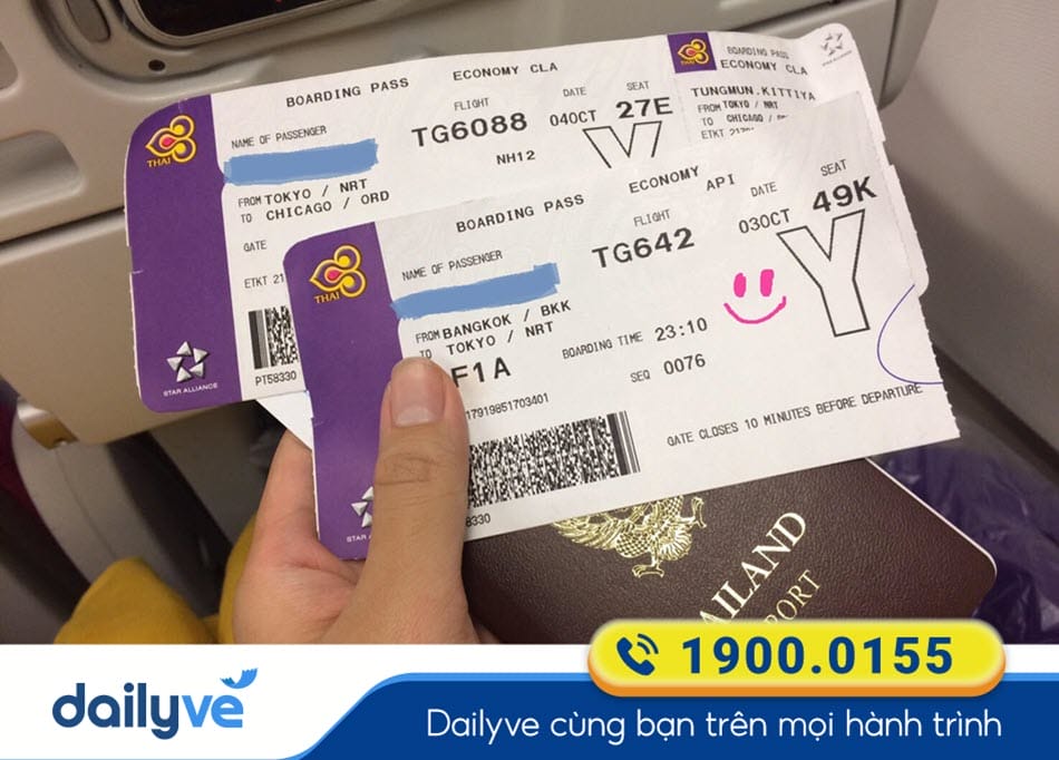 Cách đặt vé máy bay của Hãng Thai Airways