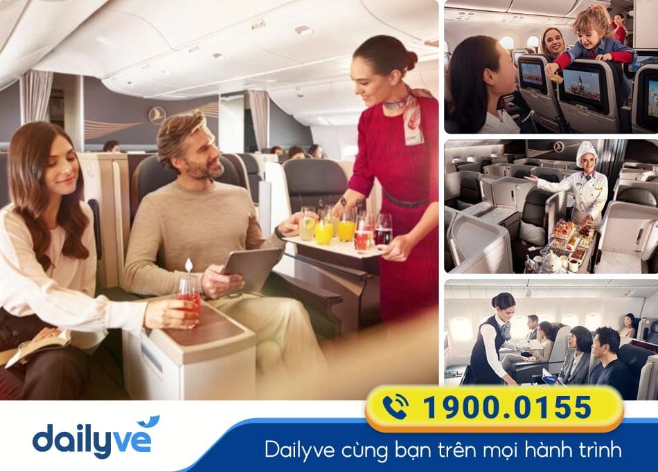 Dịch vụ nổi bật của Hãng bay TK