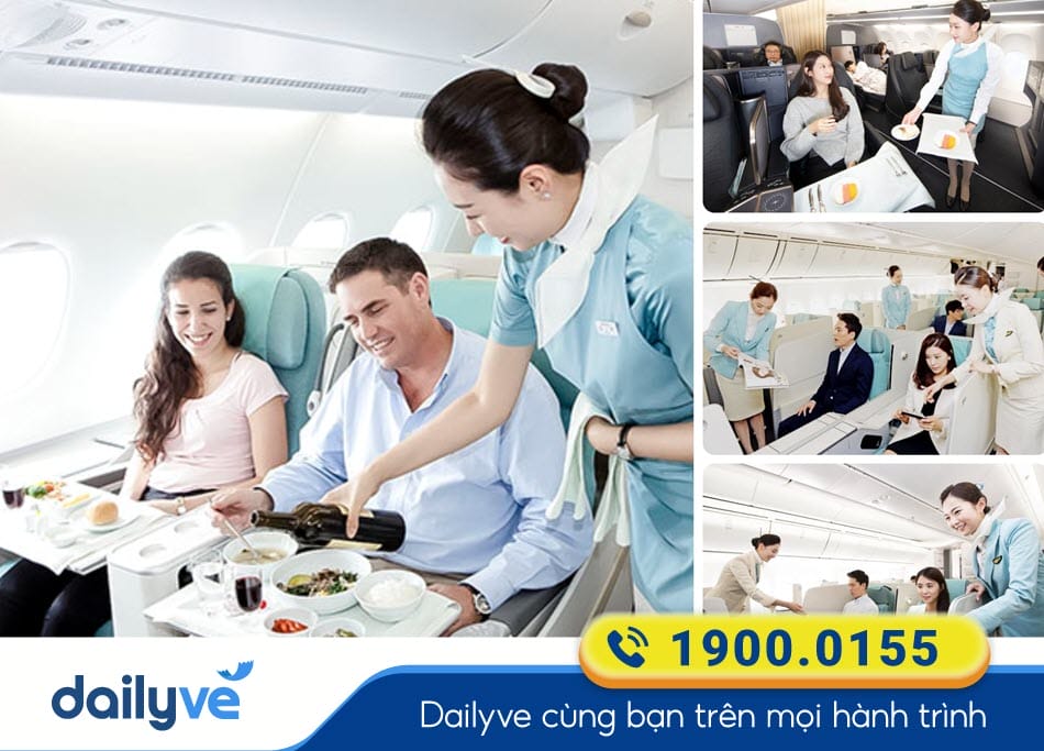 Dịch vụ nổi bật trên chuyến bay của Hãng bay KE