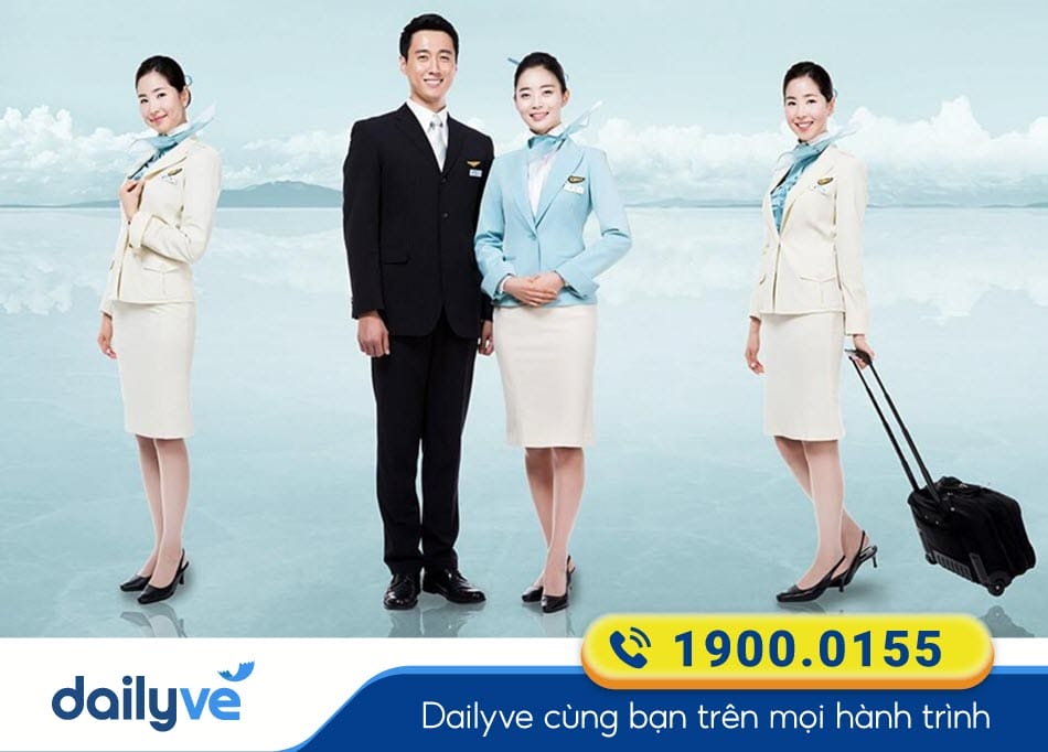 Đồng phục cũa tiếp viên Hãng bay KE